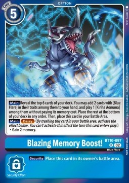 Blazing Memory Boost! (BT10-097)