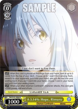 A 3.14% Hope, Rimuru (V.1 - Rare)