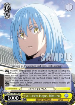 A 3.14% Hope, Rimuru (V.2 - Super Rare)