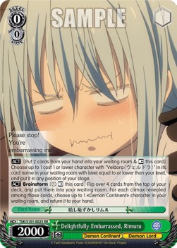 Delightfully Embarrassed, Rimuru (V.1 - Double Rare)