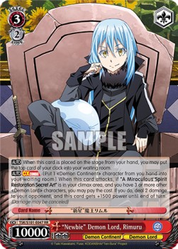 “Newbie” Demon Lord, Rimuru (V.1 - Double Rare)