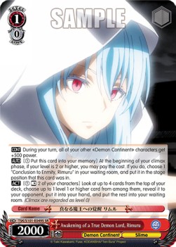 Awakening of a True Demon Lord, Rimuru (V.2 - Super Rare)