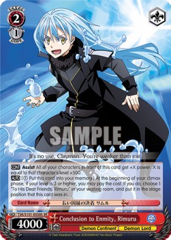 Conclusion to Enmity, Rimuru (V.2 - Super Rare)