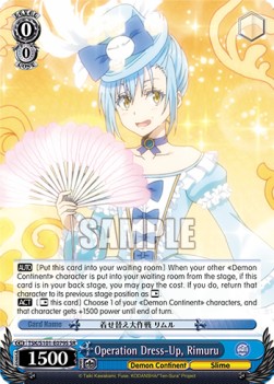 Operation Dress-Up, Rimuru (V.2 - Super Rare)