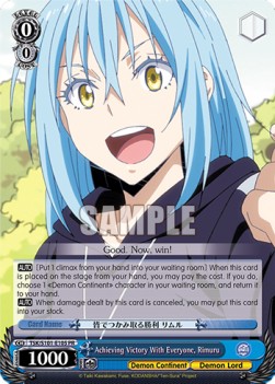 Achieving Victory With Everyone, Rimuru (V.1 - Promo)