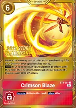 Crimson Blaze (BT8-097) (V.1)