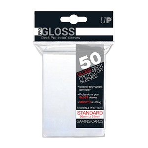 50 Ultra Pro Pro-Gloss Deck Protector Sleeves (Clear)