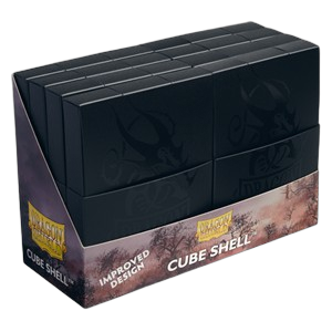 8 Dragon Shield Cube Shells (Shadow Black)