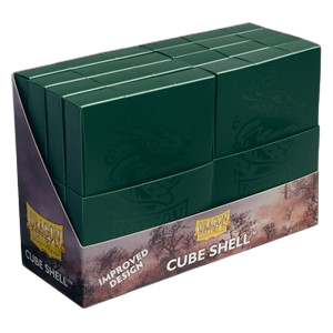 8 Dragon Shield Cube Shells (Forest Green)