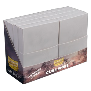 8 Dragon Shield Cube Shells (Ashen White)