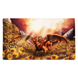 Dragon Shield: "Dyrkottr" Tangerine Playmat