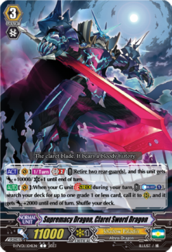 Supremacy Dragon, Claret Sword Dragon [P-Format]