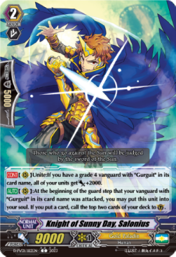 Knight of Sunny Day, Salonius [P-Format]