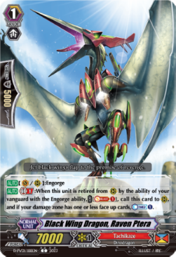 Black Wing Dragon, Raven Ptera [P-Format]