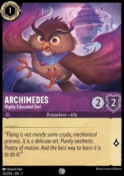 Archimedes - Highly Educated Owl