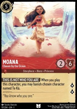 Moana - Chosen by the Ocean