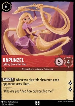 Rapunzel - Letting Down Her Hair