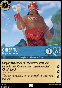 Chief Tui - Respected Leader