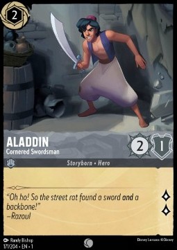 Aladdin - Cornered Swordsman