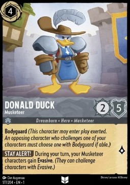 Donald Duck - Musketeer