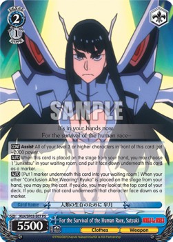 For the Survival of the Human Race, Satsuki (V.1 - Power Up Set)