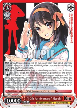 "10th Anniversary" Haruhi (V.2 - Super Rare)