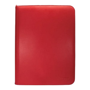 Ultra-Pro Vivid Zippered 9-Pocket PRO-Binder (Red)