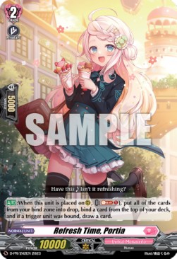 Refresh Time, Portia [D-Format] (V.1 - Promo)