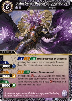 Divine Saturn Dragon Chronos-Boros