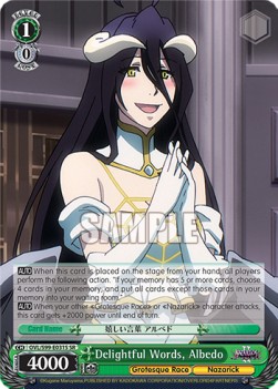 Delightful Words, Albedo (V.2 - Super Rare)