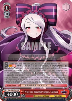 Petite and Beautiful Vampire, Shalltear (V.1 - Double Rare)