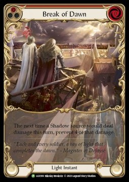 Break of Dawn (Red) (Extended Art Rainbow Foil)