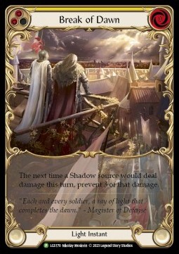 Break of Dawn (Yellow) (Extended Art Rainbow Foil)