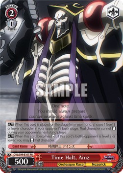 Time Halt, Ainz (V.1 - Promo)