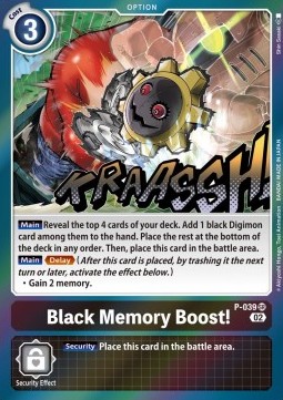 Black Memory Boost! (P-039) (V.1)