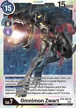 Omnimon Zwart (BT5-087)