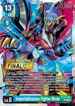 Imperialdramon: Fighter Mode (BT12-031) (V.2)