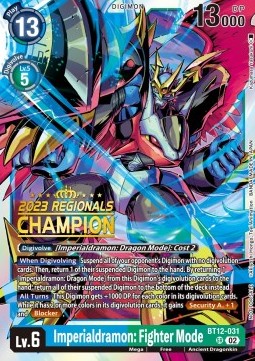 Imperialdramon: Fighter Mode (BT12-031) (V.3)