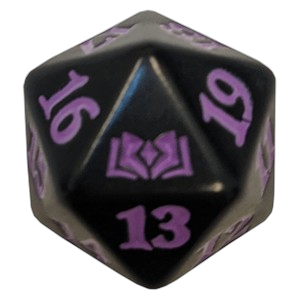 Wilds of Eldraine: D20 Die (Purple)