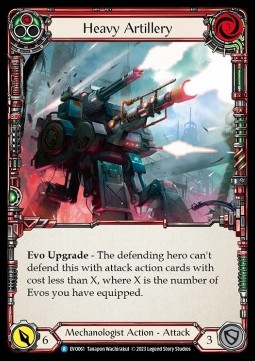 Heavy Artillery (Red) (Rainbow Foil)