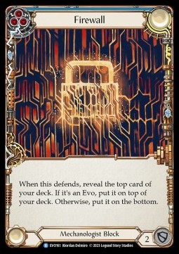 Firewall (Blue) (Rainbow Foil)