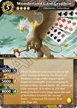 Wonderland Card Gryphon