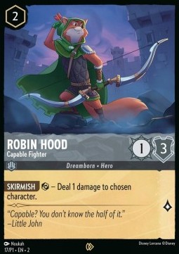 Robin Hood - Capable Fighter