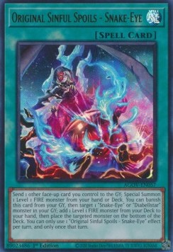 Original Sinful Spoils - Snake-Eye (V.1 - Ultra Rare)