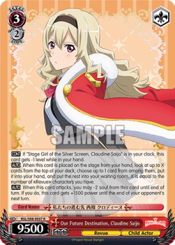 Our Future Destination, Claudine Saijo (V.1 - Rare)