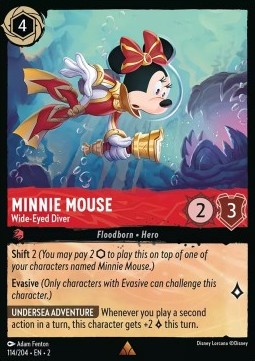 Minnie Mouse - Wide-Eyed Diver