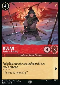 Mulan - Soldier in Training