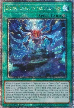 Divine Temple of the Snake-Eye (V.2 - Quarter Century Secret Rare)