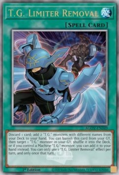 T.G. Limiter Removal (V.2 - Quarter Century Secret Rare)