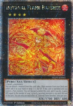 Infernal Flame Banshee (V.2 - Quarter Century Secret Rare)